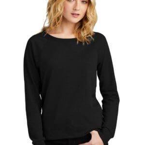 District Women's Featherweight French Terry Long Sleeve Crewneck DT672
