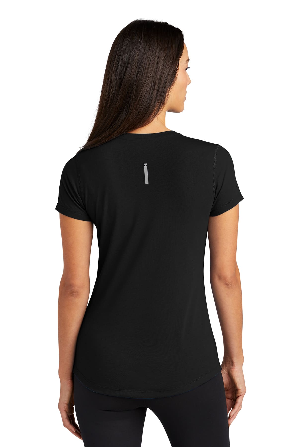 OGIO Ladies Peak V-Neck Tee. LOE337 - Image 2