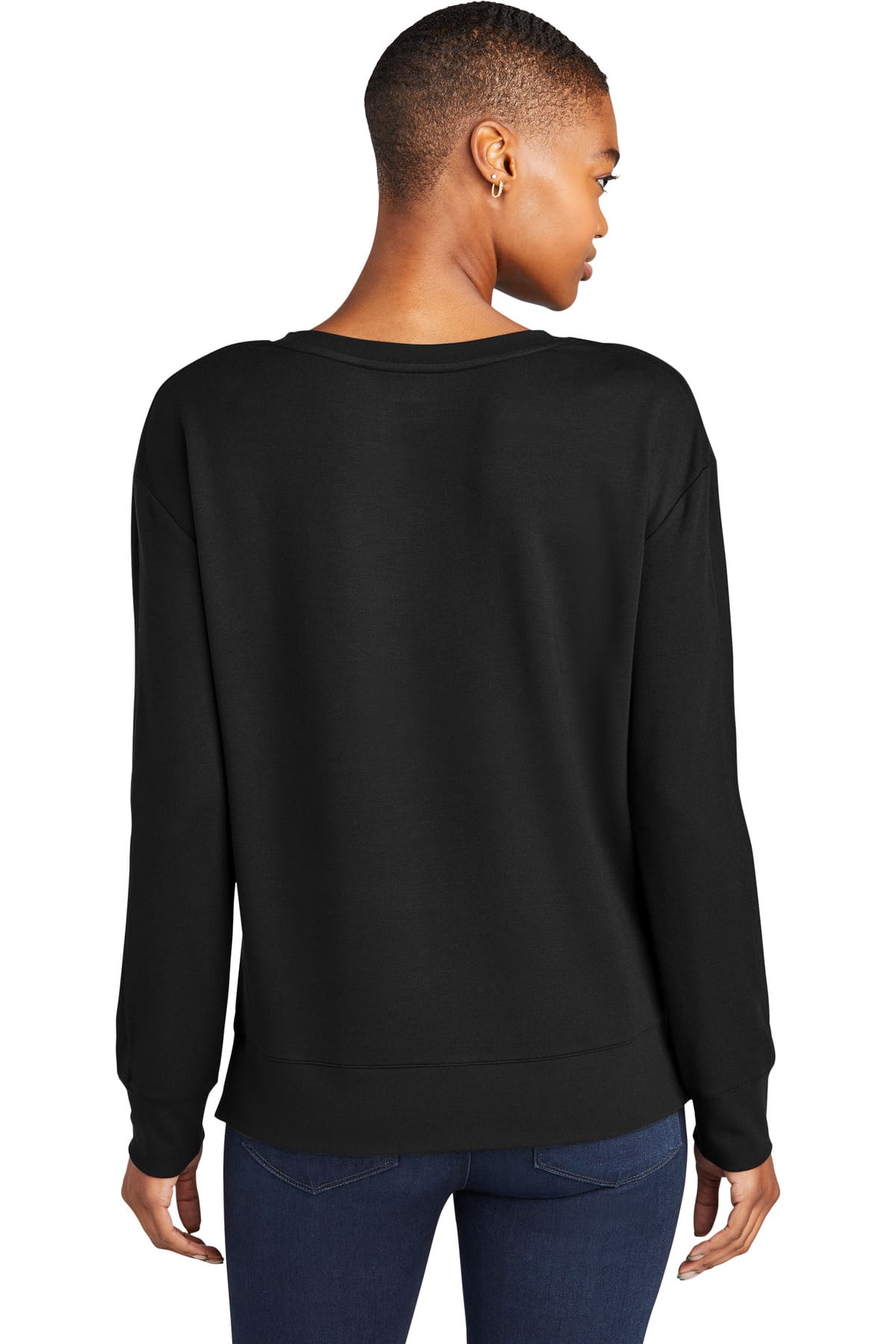 OGIO Ladies Luuma Flex Long Sleeve V-Neck LOG825 - Image 2