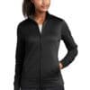 Sport-Tek Ladies Sport-Wick Fleece Full-Zip Jacket.  LST241