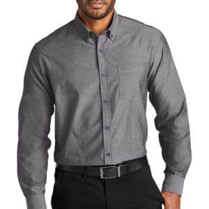 Port Authority Long Sleeve Chambray Easy Care Shirt W382