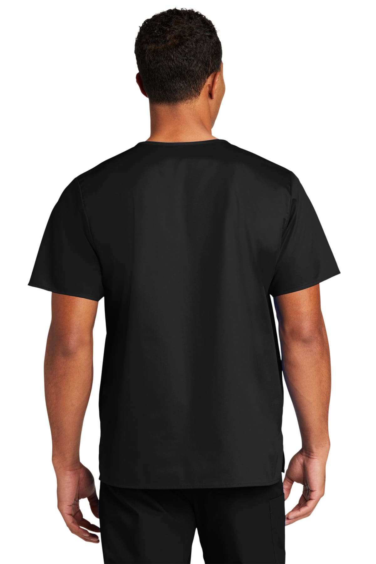 Wink Unisex WorkFlex Chest Pocket V-Neck Top WW3160 - Image 2