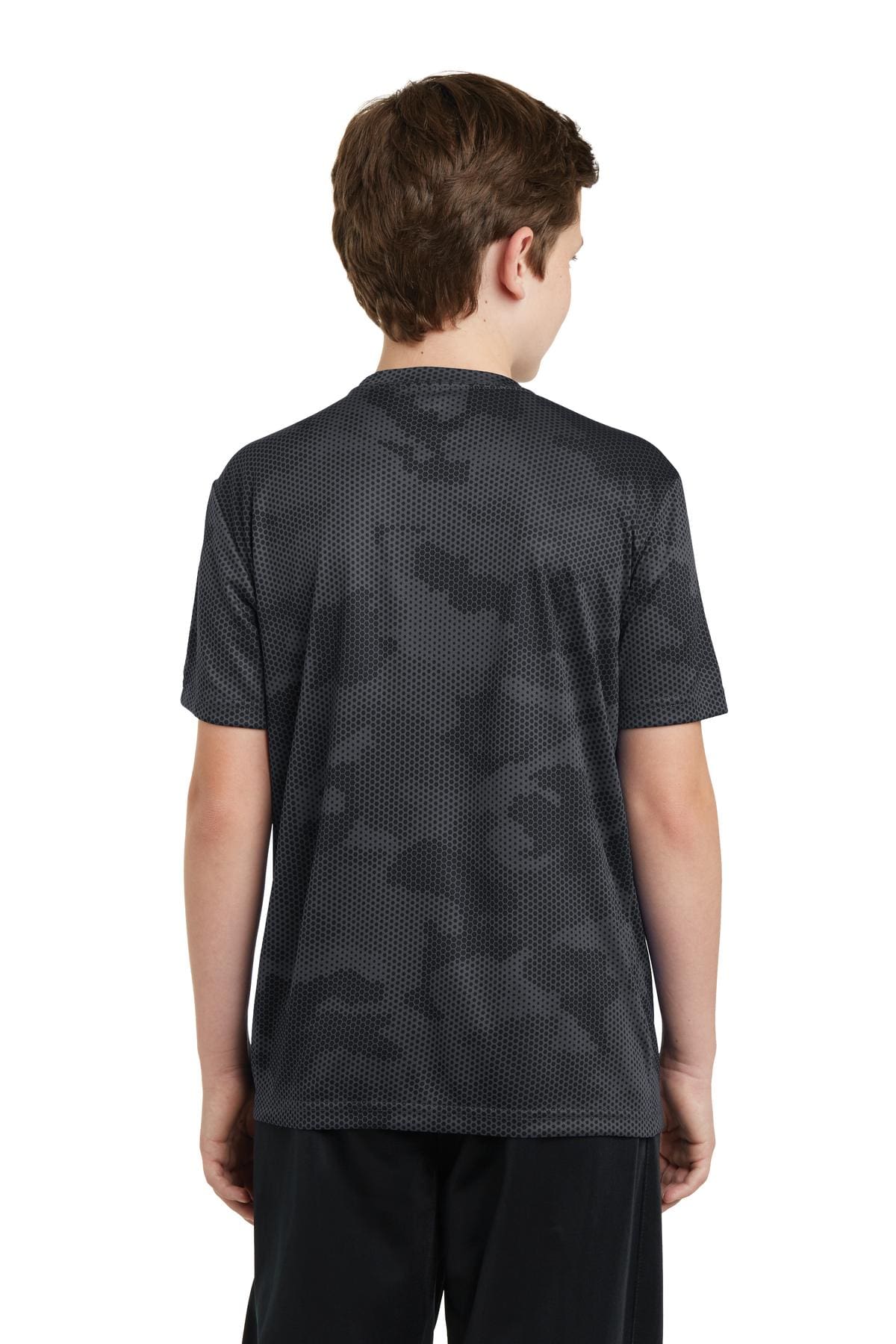 Sport-Tek Youth CamoHex Tee. YST370 - Image 2